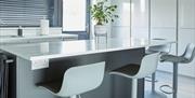 Breakfast bar area in kitchen