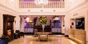 View of the foyer of the Slieve Donard Resort & Spa, Newcastle