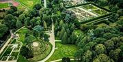 Aerial view of Antrim Castle Gardens