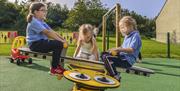 Playground located beside Cafe