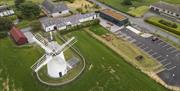 Ballycopeland Windmill aeriel view