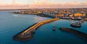 Bangor marina bird's eye view