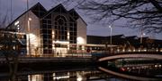 Buttercrane Shopping Centre - view over Newry Canal