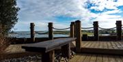 Decking area with views to stunning landscapes