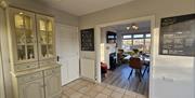 Kitchen and walk through dining room