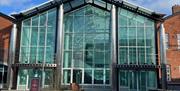 Glass exterior of Carrickfergus Civic Centre