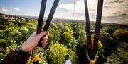 River Rapid, Ireland's longest zipline. Available to book at Colin Glen.