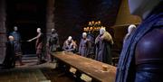 Winterfell Great Hall, one of the authentic sets visitors can step inside when they visit Game of Thrones Studio Tour.