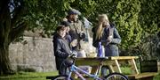 Family having a picnic