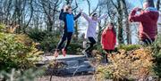 Children enjoying Aslan's Table in Kilbroney Park