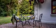 Downpatrick Gate Lodge outdoor dining area