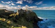 Dunluce Castle on the cliffs