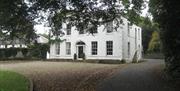 Image shows Hilden House and driveway