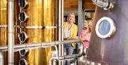 Women on tour admire Echlinville's beautiful copper stills