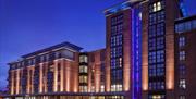 Hotel Exterior Water Feature