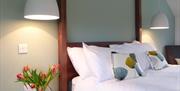 interior of bedroom at Barn Lane