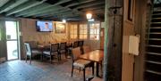 interior of Gerry's Bar at Brown Trout Country Inn