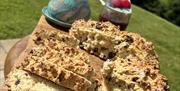 Freshly baked fruit soda at the foot of the Mournes