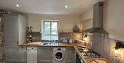 recently refurbished modern kitchen