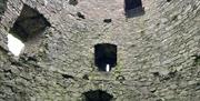 Inside View of Dundrum Castle