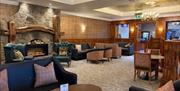 Seating and tables in the lounge
