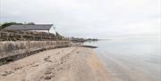 The beach view from Coastguard Boat House