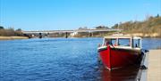 MV Kingfisher at Mountsandel pontoon