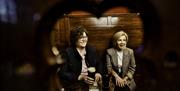 Two ladies enjoying their time at McConville's Bar Portadown