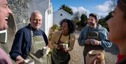 Potter Trevor Woods is a warm and welcoming host at Mount Ida Pottery