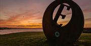 Ned Jackson Smith sculpture at Burr Point