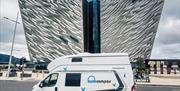 Campervan hire Northern Ireland. Bunk Campers at the Titanic Museum Belfast.