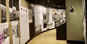 Interior of the new Peacemakers Museum located within the Gasyard in the Bogside area of Derry.