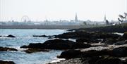 View of Bangor harbour and Marina from Coastal path