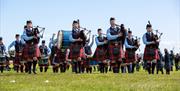 Pipe Band in action