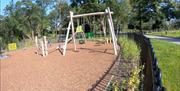 Children's play park at Round Lake caravan park