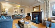 The sitting room at Portbraddan Cottage