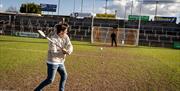 Person on the field at Armagh GAA