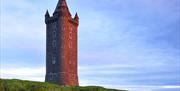 Scrabo Tower at dusk