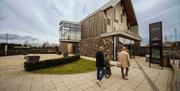 Group arrives at Seamus Heaney HomePlace