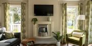 inside lodge living room