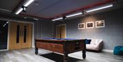 Indoor games room