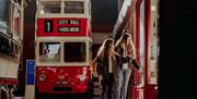 Vintage double decker bus