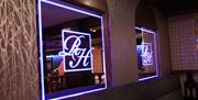 Close up of Squires Lounge