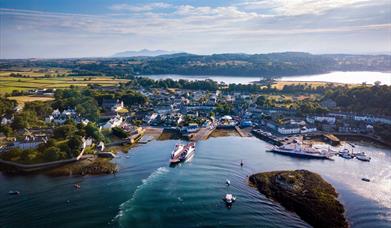 Strangford Village - Aerial Shot