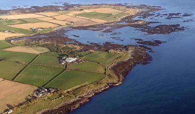 arial photo of part of the lough