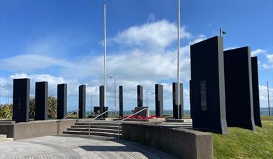 War Memorial Park at Marine Gardens in Carrickfergus