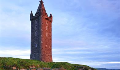 Scrabo Tower at dusk