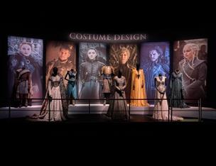 Costumes on display at the Game of Thrones Studio Tour