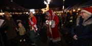 Santa visits Dundonald Christmas Market