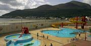 Tropicana outdoor heated fun pool with the Mourne Mountains in the background